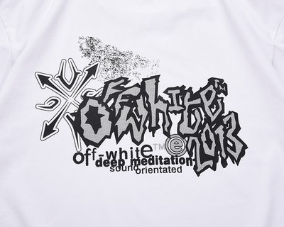 OFF-WHITE オフホワイト グラフィティ レタープリント ショート